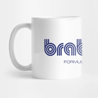 Brabham Formula One 1972 team logo - brabham blue Mug